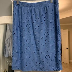 Cianna Eyelet Knit Skirt